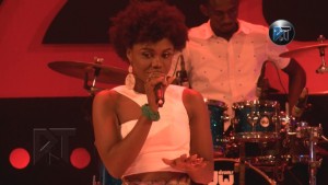 @beccafrica performs African Woman at Akosua Adjapong at 25 concert