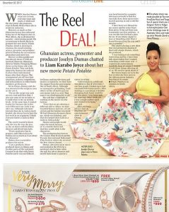 Joselyn Dumas ‘Floods’ 2 Big South African Newspapers